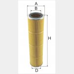 Filtr do elektrodrążarek WE 560 - Zastosowanie: Elektrodrążarki ZM Tranów (czynnik roboczy nafta)