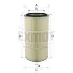  Filtr do malarni proszkowych ASR 995000AZ100 - Zamienniki: WM 757 PT, 1090300.  