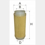 Wkład filtra oleju hydraulicznego WH 586 - Zastosowanie: Mini ładowarka UNC 60