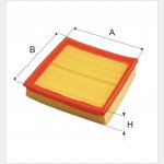 Wkład filtra kabiny WK 850 - Zamiennik: WA 55-380, CU 2184, K 1029, SA 5066
