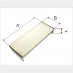 Wkład filtra kabiny WK 854 - Zamiennik: WA 60-480, CU 4795, K 1133, SC 50034