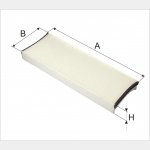 Wkład filtra kabiny WK 855 - Zamiennik: WA 60-390, CU 3869, K 1042, SC 50016