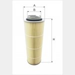 Filtr do malarni proszkowych  WM 534 - Zamiennik: WA 32-2200, AM 480/1, ASR 986500AB100 