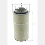 Filtr do maszyn przemysłowych  WM 768-P - Zastosowanie; Śrutownice, piaskarki 