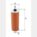 Wkład filtra oleju  WO 080x - Zamiennik: 25002/150x H856x, H 856x, OM 504, OM 504A, SO 4005 