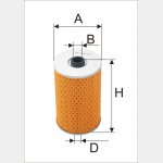 Wkład filtra paliwa WP 317Dx - Zamiennik: 2263/10/Ax, P 1018/1, SN 5105