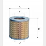 Wkład filtra powietrza WPO 126 - Zamiennik: WA 10-125, C 1337, RA 025, SA 1412 