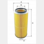 Wkład filtra powietrza WPO 165 - Zamiennik: WA 30-500, C 17225/3, AM 414, SA 14008 