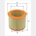 Wkład filtra powietrza WPO 198-05 - Zamiennik: C 23185, SA 19106  