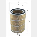 Wkład filtra powietrza WPO 408 - Zamiennik: WA 30-1425, C 31 1310, AM 459/2, SA 16523