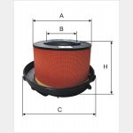 Wkład filtra powietrza WPO 632 - Zamiennik: C 411776, AM 465/4, SA 5133