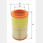 Wkład filtra powietrza WPO 713 - Zamiennik: AM 447/5