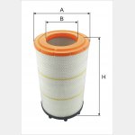 Wkład filtra powietrza WPO 717 - Zamiennik: C 301500/1, SA 16516