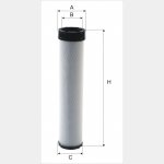 Wkład filtra powietrza WPO 741 - Zamiennik: CF 99, SA 16091