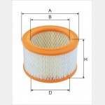 Wkład filtra powietrza WPO 773-05 - Zastosowanie: sprężarka lokomotywy SM 42 po modernizacji