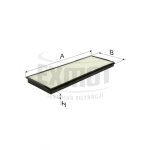 Wkład filtra kabiny WK 857 - Zamienniki: SC 60048, CU 37001.