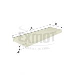 Wkład filtra kabiny SC 50079 - Zamienniki: WK 868, CU 5067.