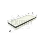 Wkład filtra kabiny WK 877 - Zamienniki: SC 50017, CU 3855. 