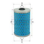 Wkład filtra paliwa WP 065x - Zamiennik: WP 2201/10/Ax, WP 2201/10/Bx, P707, PM 805, SN 1146