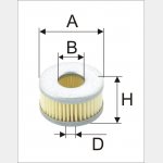 Wkład filtra paliwa WP 271 - Zamiennik: PM 999, SG 1035