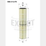 Wkład filtra powietrza maszyny przemysłowej  WM 3102 P Zamienniki: brak 