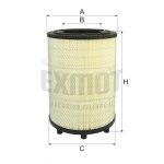 Wkład filtra powietrza  WPO 722 FR Zamienniki: SA 160042, SL 81626, C 31016.