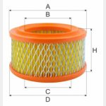 Wkład filtra powietrza WPO 3082 Zamienniki: brak