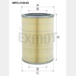 Wkład filtra powietrza WPO 3128-05 Zamienniki: C 15 124/1,000904, 0532 000 004, 357900, 41492, 5014022004, 71213293, 730 517, 800647, 84040110000