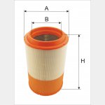  Wkład filtra powietrza WPO 809 - Zamiennik: C 27 1050, 