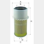 Wkład filtra powietrza WPO 835 Zamienniki: AF1735K, AF4148, LX33, E574L