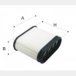 Wkład filtra powietrza WPO 931 - Zamienniki: CP 33 530, SA 16403