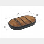 Wkład filtra powietrza WPO 935 - Zamienniki: CF 32 40, SA 16508