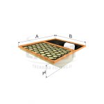 Wkład filtra powietrza WPO 952 - Zamienniki: SA 7102,  SL 8149.